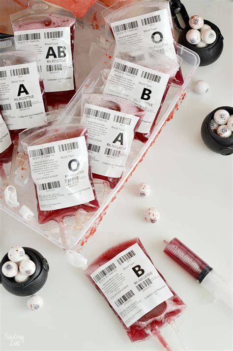 fake blood bag candy|how to make fake blood.